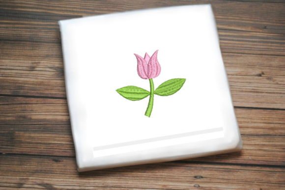 Beautiful Pink Tulip Embroidery Review