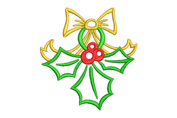 Board with Christmas Leaves Embroidery Review