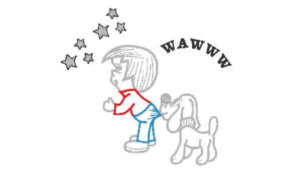 Boy and Dog Embroidery Review