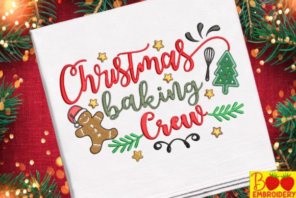 Christmas Baking Crew Embroidery Review