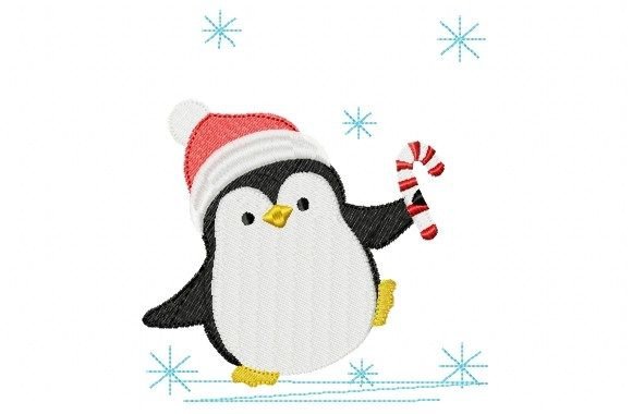 Christmas Penguin With Candy Embroidery Review