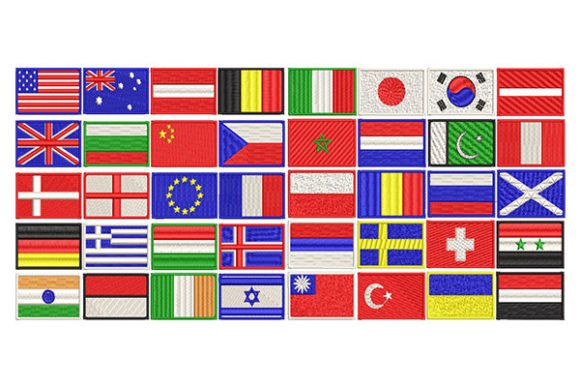 Country Flags Embroidery Review