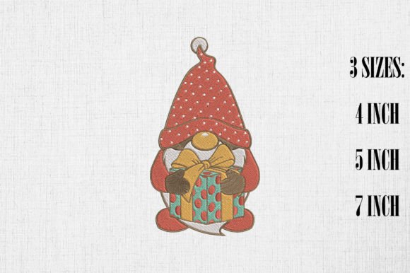 Cute Gnome Holding Christmas Gift Box Review