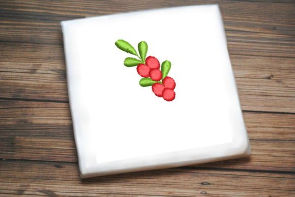 Cute Red Fruits Leaves Embroidery Review
