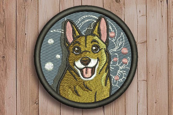 Dog in Circle Embroidery Review