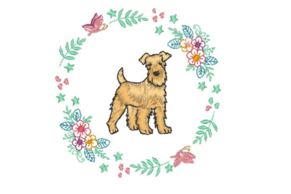Dog with Flowers Embroidery Review