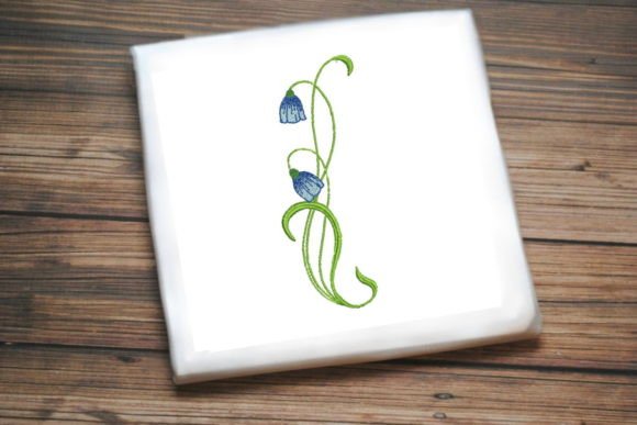 Elegant Blue Flowers Embroidery Design Review