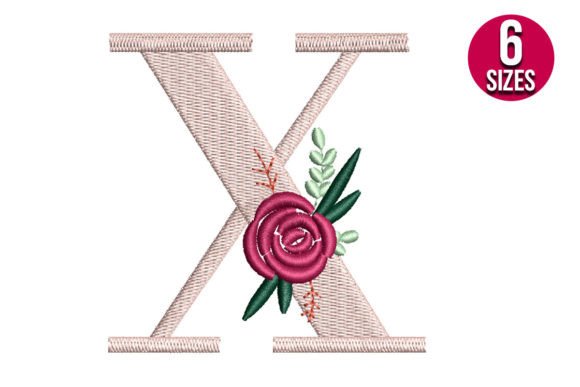 Floral Alphabet X Letter Review