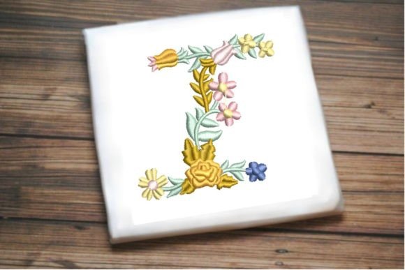 Letter I in Beautiful Flower Review