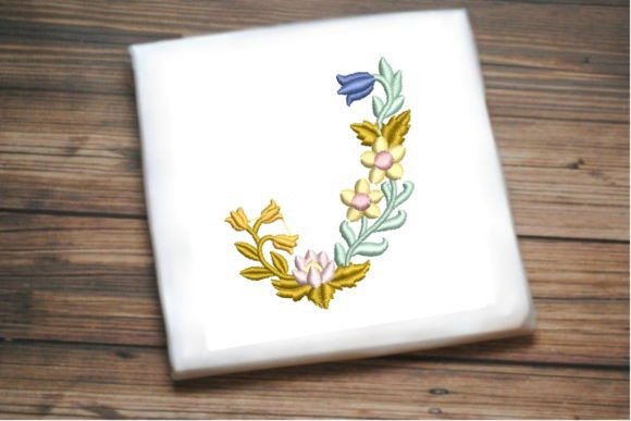 Letter J in Beautiful Flower: A Seasonal Embroidery Review