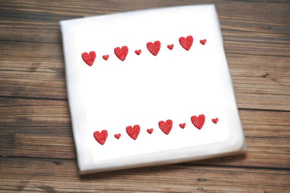 Multi Hearts Border Review for Boutique Apparel